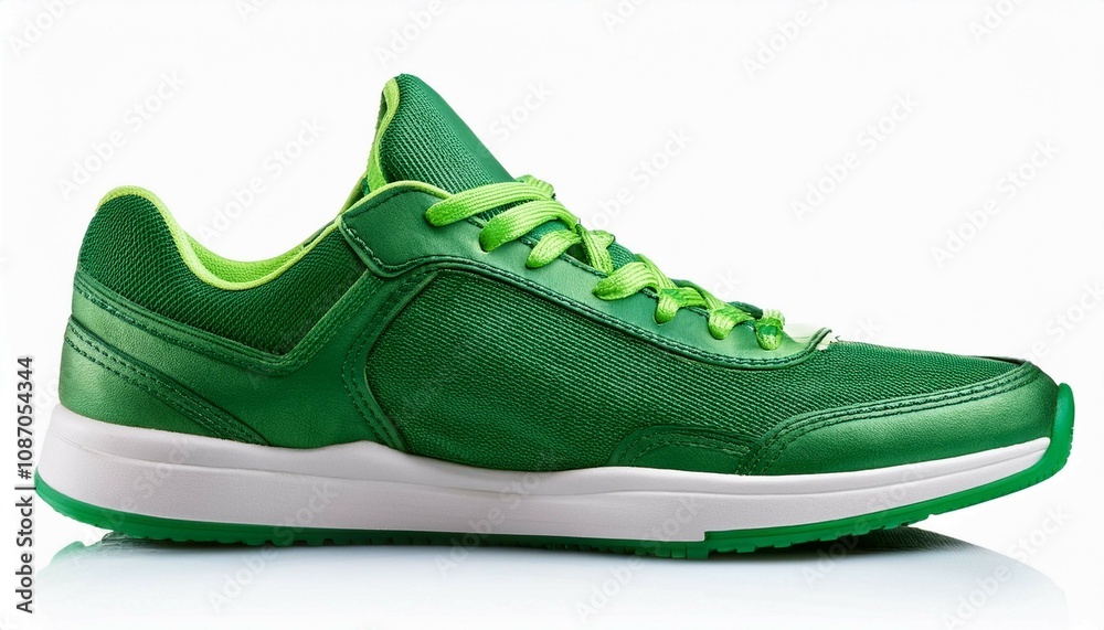 pair of green shoes