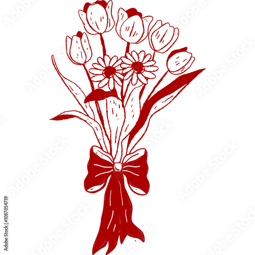 hand drawn Vintage flowers, coquette clipart, cute, y2k, coquette aesthetic, bows clipart, crafts Bows Coquette, Pink Ribbon Clipart Gift bow Decoration valentine, nostalgia, flower bouquet, drawing