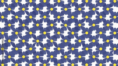 seamless pattern with flowers