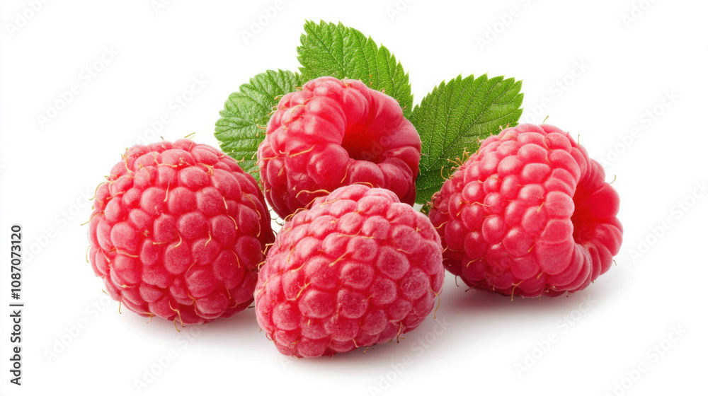 Raspberry isolated on white background Raspberry isolated on white background