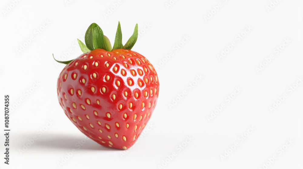 strawberry isolated on white background, clipping path, full depth of field strawberry isolated on white background, clipping path, full depth of field