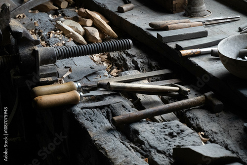 oficios antiguos materiales madera