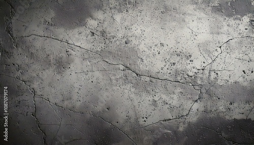 Texture béton brut avec fissures légères et variation de gris pour un aspect industriel moderne
