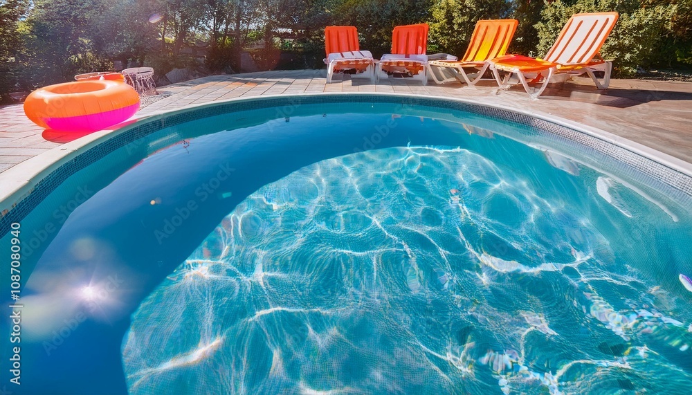 Obraz premium Splashing water adds a refreshing element to the day. 