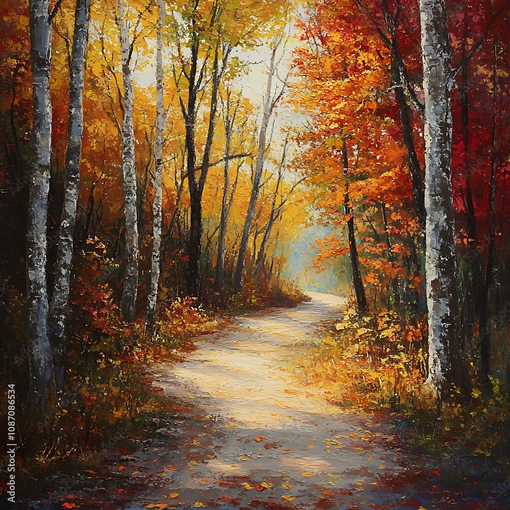 Autumn Forest Path Autumn Forest Path