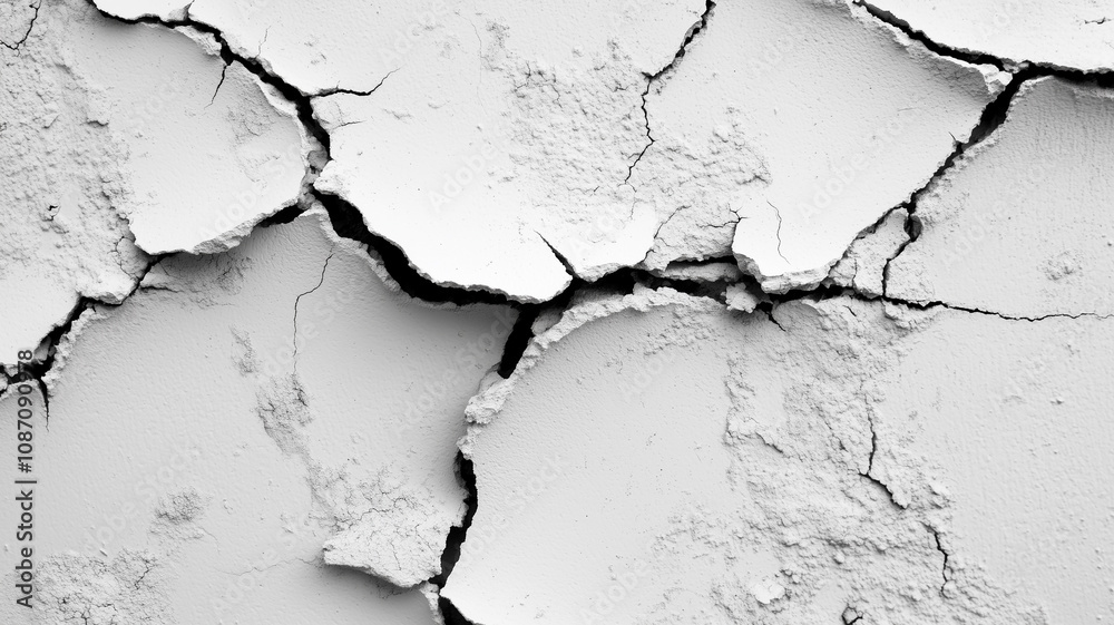 Rustic Cracked Wall for Background Design Rustic Cracked Wall for Background Design