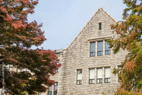 Grand Peace Hall at Kyung Hee University in Seoul.