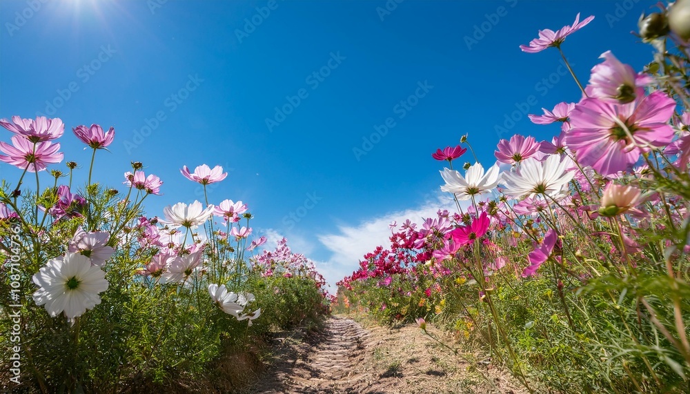 Obraz premium Seasonal changes bring different flowers to life throughout the year. 