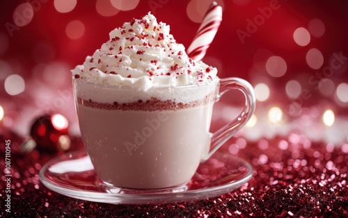 coffee cozy christmas background