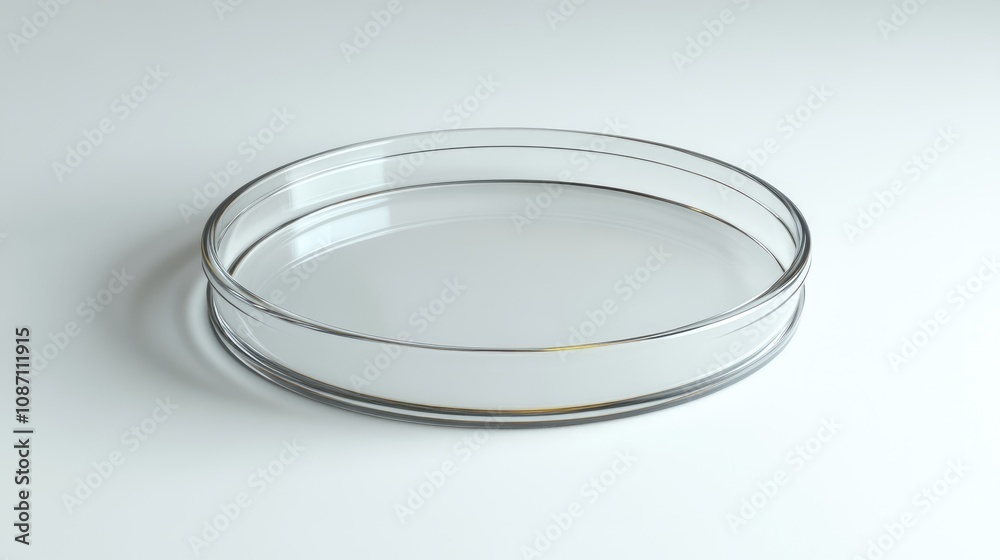 Clear glass petri dish for cultivating microorganisms, ideal for fungi and microbes in laboratory experiments and research applications. Clear glass petri dish for cultivating microorganisms, ideal for fungi and microbes in laboratory experiments and research applications.
