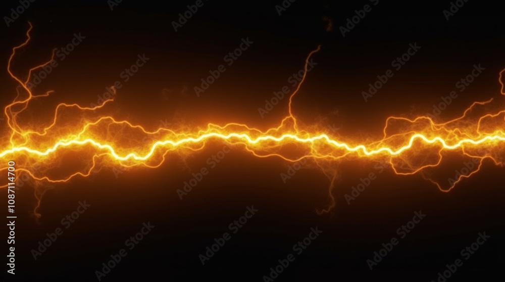 Golden Lightning: The Flow of Energy Golden Lightning: The Flow of Energy