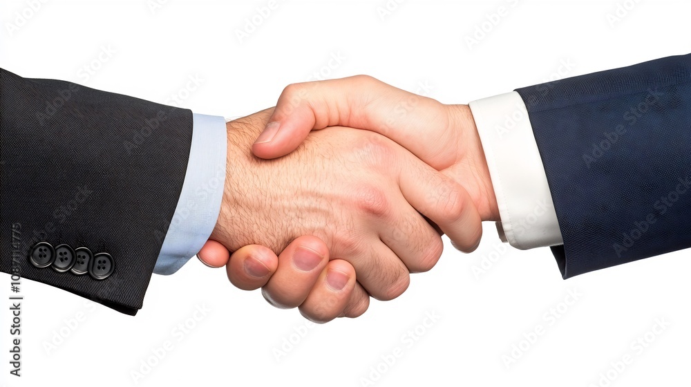 Successful Business Partnership Handshake Between Two Professionals Successful Business Partnership Handshake Between Two Professionals