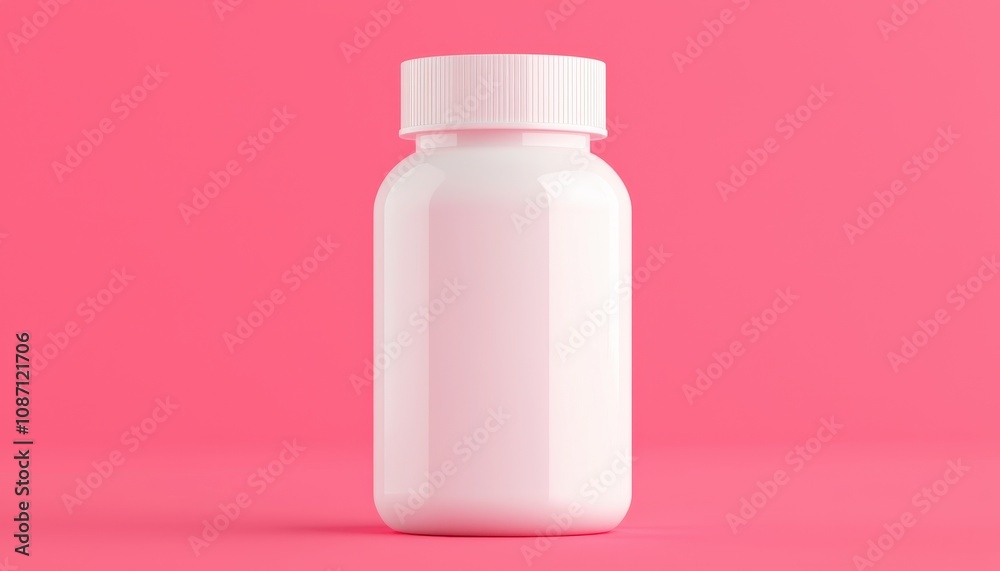 Bottle of paracetamol, over-the-counter pain relief, 3D illustration Bottle of paracetamol, over-the-counter pain relief, 3D illustration