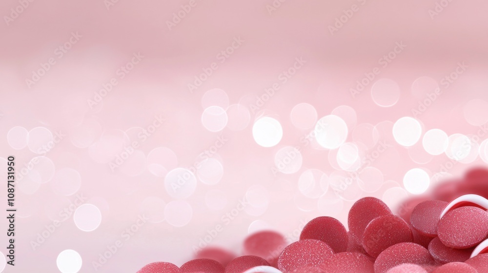 A pink background with a bunch of red dots on it A pink background with a bunch of red dots on it