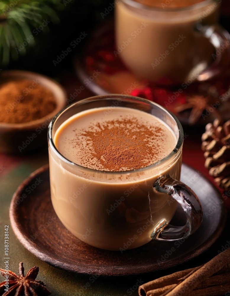 Warm Spiced Chai Latte - A Cozy Winter Drink Warm Spiced Chai Latte - A Cozy Winter Drink