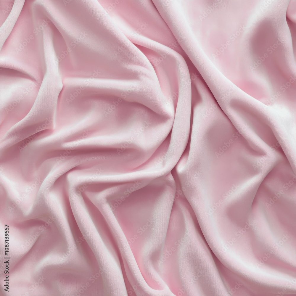 Obraz premium pastel pink velvet texture, seamless background, high detail, smooth, soft lighting, minimalistic, no patterns