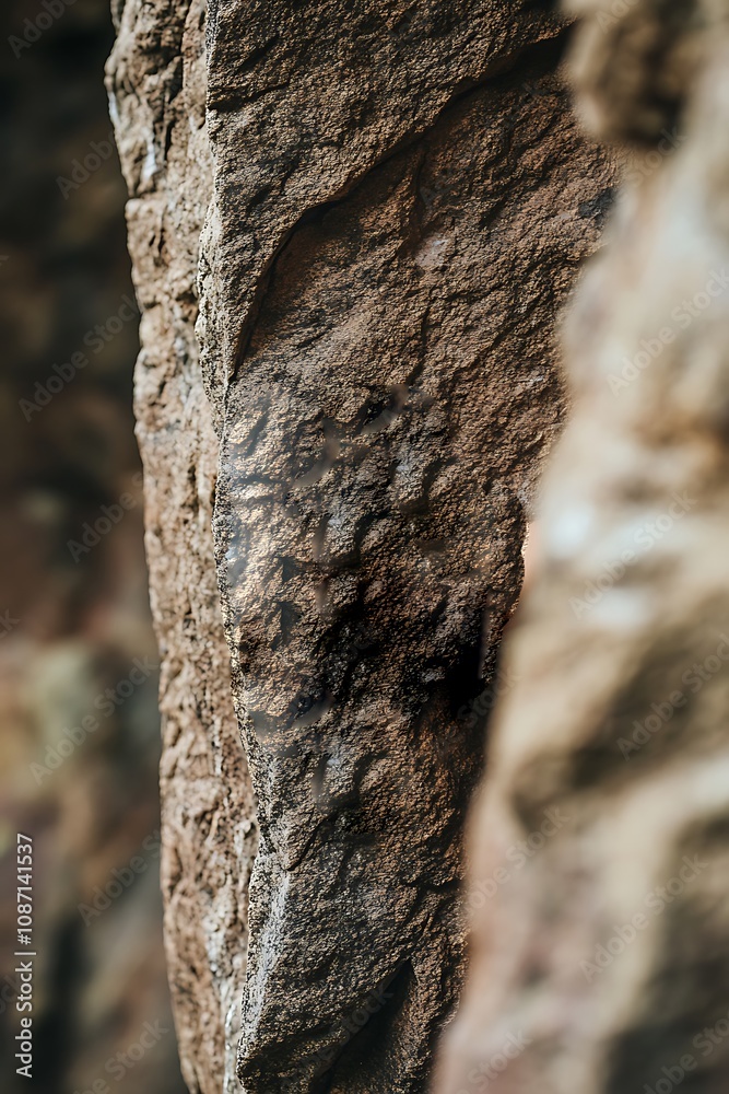 Close Up View Of Rough Rock Texture Close Up View Of Rough Rock Texture