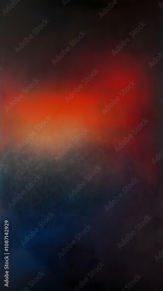 Naklejka premium abstract blurred gradient Red Orange Purple Blue vertical background