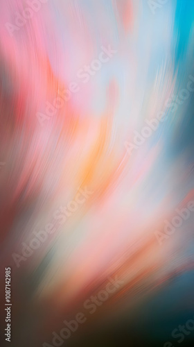 abstract blurred gradient Pink Light Blue Brown Yellow vertical background