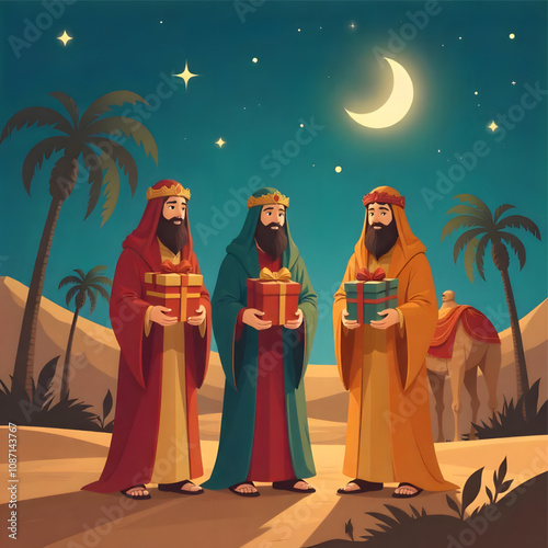 Epiphany Day Design, illustration