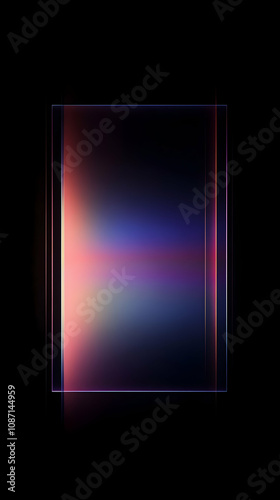 abstract blurred gradient Black Purple Light Blue Red vertical background