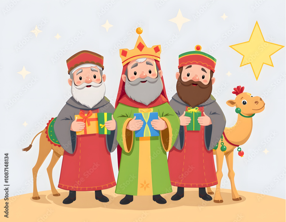 Epiphany Day Design, illustration Epiphany Day Design, illustration