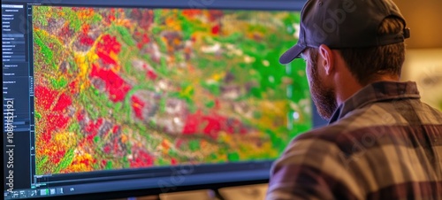 Precision Agriculture: Analyzing Terrain Data on a Computer Screen