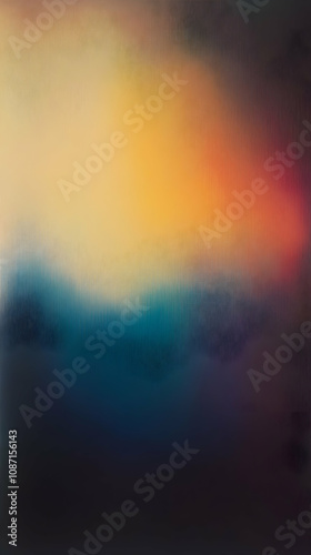 abstract blurred gradient Blue Light Yellow Brown Purple vertical background