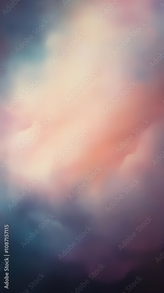 Fototapeta premium abstract blurred gradient White Light Purple Pink Blue vertical background