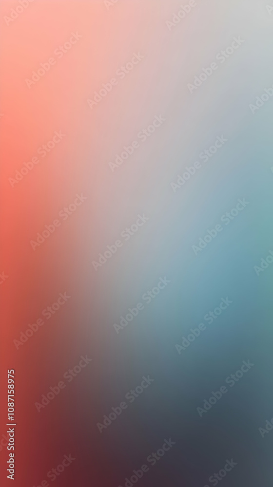 Fototapeta premium abstract blurred gradient Light Blue Red Brown Gray vertical background