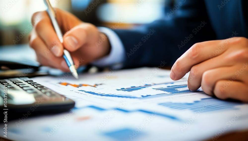 Analyzing financial data with charts and graphs. Analyzing financial data with charts and graphs.