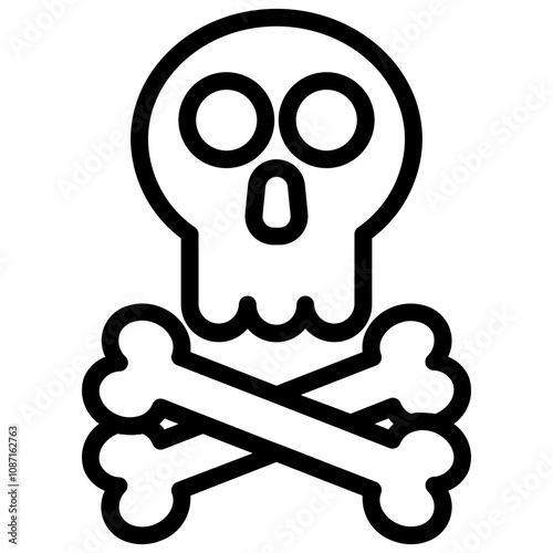 Skull and bones Icon