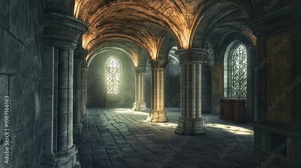 Fototapeta premium Ancient City Interior