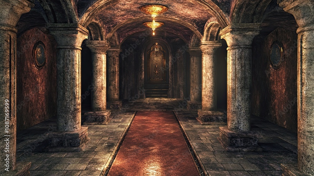 Obraz premium Ancient City Interior 