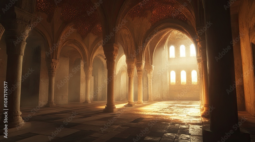 Obraz premium Ancient City Interior 