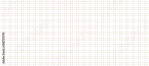 Beige and white plaid fabric texture background