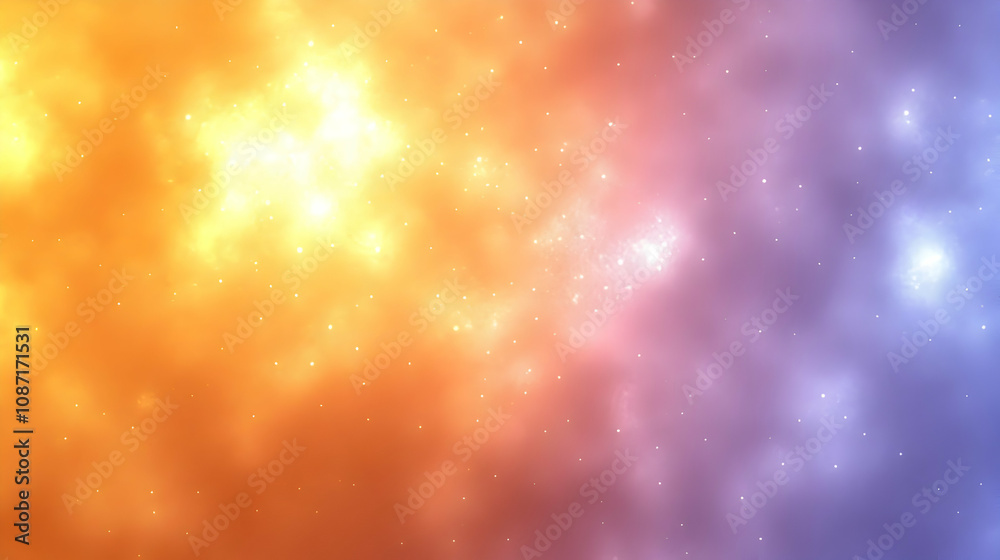 Fototapeta premium Abstract Background with Yellow, Orange, and Purple Gradient