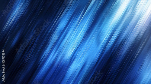 Abstract Blue and White Diagonal Stripes Background