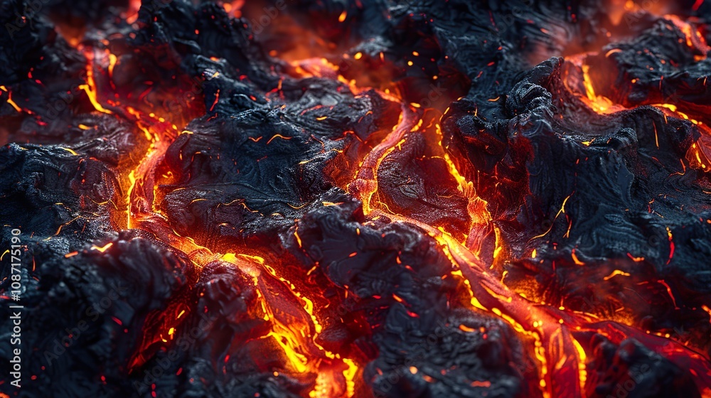 Dramatic Lava Texture Background: Molten Rock Flowing in Fiery Patterns, Ideal for Volcanic, Fire, and Heat-Related Designs, Websites, and Presentations Dramatic Lava Texture Background: Molten Rock Flowing in Fiery Patterns, Ideal for Volcanic, Fire, and Heat-Related Designs, Websites, and Presentations
