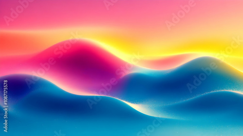 Abstract Gradient Waves Background