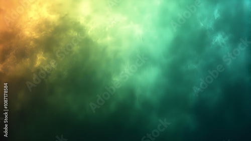 Green and Yellow Abstract Background Illustration