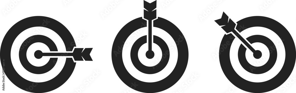 target silhouette vector symbol icon, target board target silhouette vector symbol icon, target board