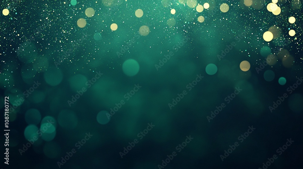 Ethereal green bokeh lights dance against a dark backdrop, creating a mesmerizing and magical atmosphere reminiscent of fireflies on a summer night. Ethereal green bokeh lights dance against a dark backdrop, creating a mesmerizing and magical atmosphere reminiscent of fireflies on a summer night.