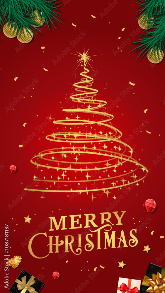 Merry Christmas Event Vector Flyer Merry Christmas Event Vector Flyer