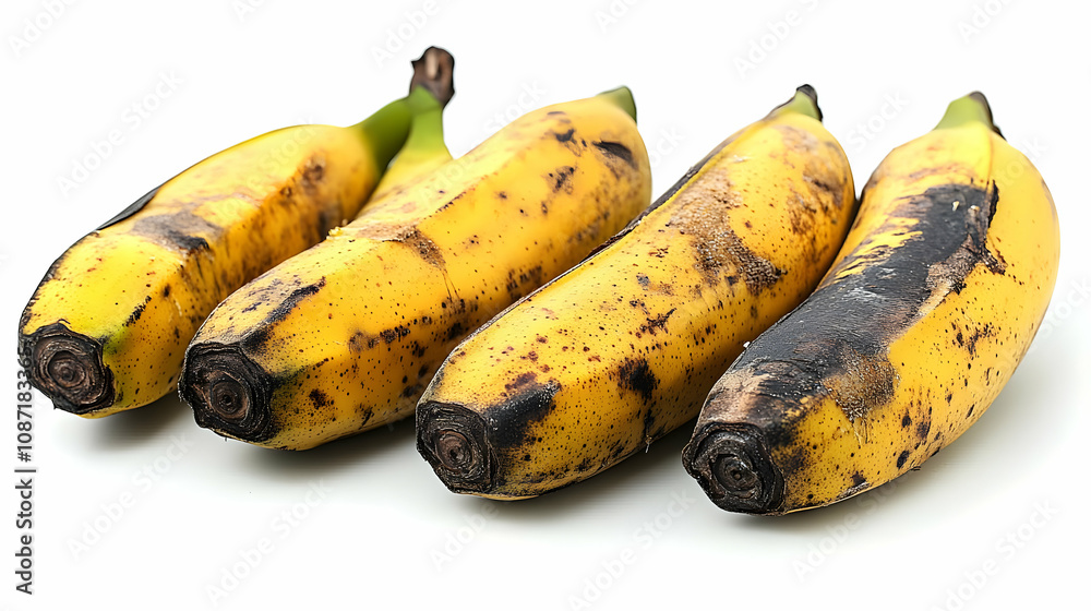 Overripe Bananas Realistic Photo Overripe Bananas Realistic Photo