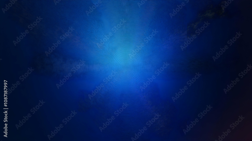 Fototapeta premium Blue Abstract Background with Radial Pattern