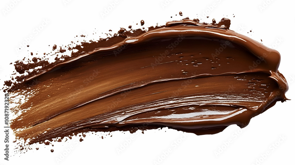 Brown Chocolate Glaze Abstract Background Brown Chocolate Glaze Abstract Background
