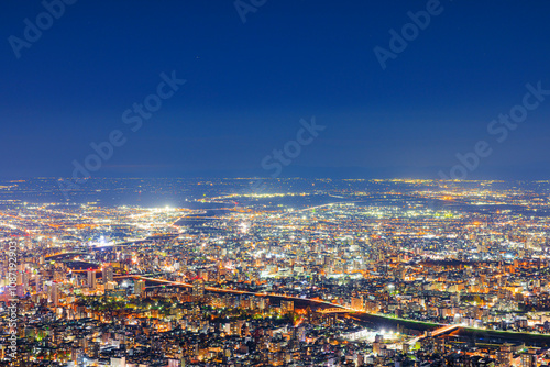 Wallpaper Mural 藻岩山展望台から見る札幌 Torontodigital.ca