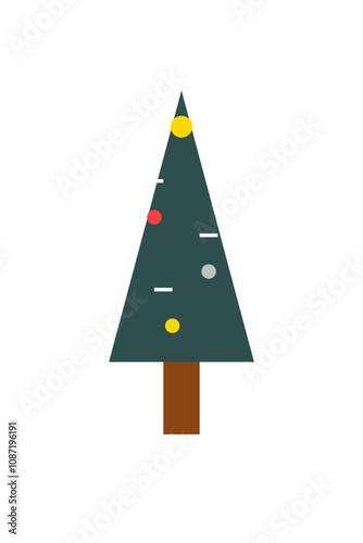 chrismas tree with simple style