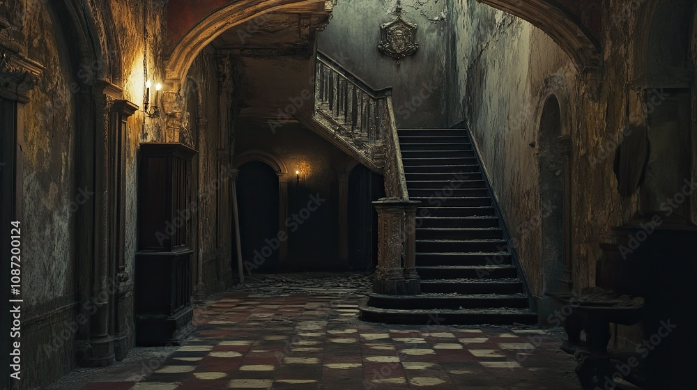 Obraz premium Eerie Dungeon Interior